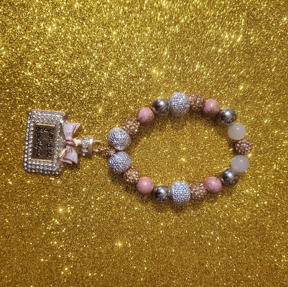 YOU ARE BEAUTIFUL CHARM BRACELET. PERFECT FOR A MOTHER'S DAY GIFT. ONE-OF-A-KIND - Picture 3 of 15